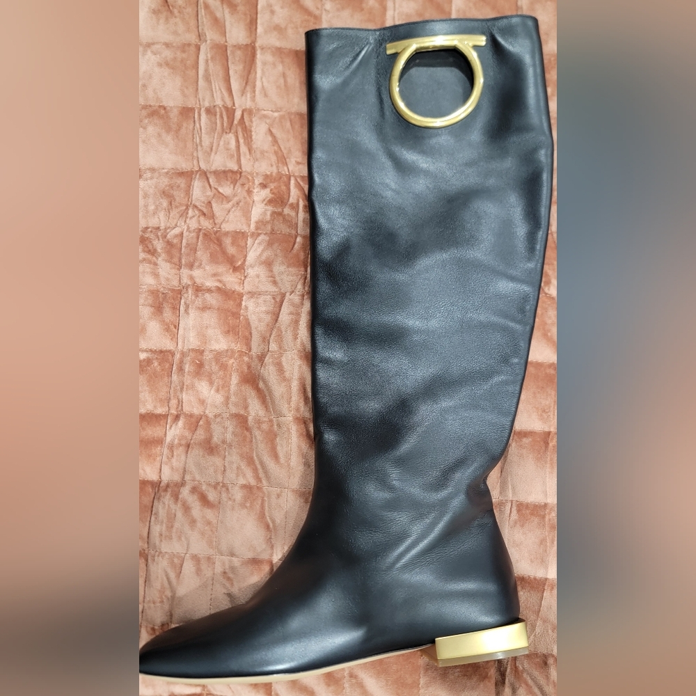 Salvatore Ferragamo Knee-high Boots - Picture 4 of 9